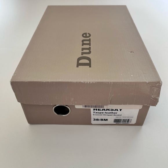 Gently worn once tan/sand leather high heeled sandals with ankle strap - Picture 8 of 8